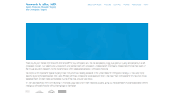 Desktop Screenshot of answorthallenmd.com