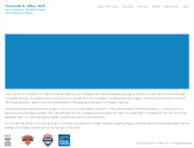 Tablet Screenshot of answorthallenmd.com